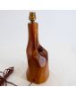Lampe de Bureau en Bois d’Olivier Estampillée Richard Lecompte