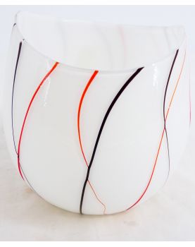 Cache Pot en Verre Opalescent