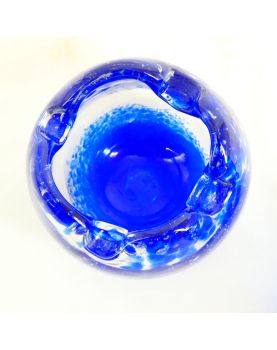 Paire de Petits Bougeoirs BIOT Bleu