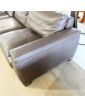 Leather Corner Sofa with Fixing Leg