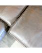 Leather Corner Sofa with Fixing Leg