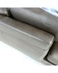 Leather Corner Sofa with Fixing Leg