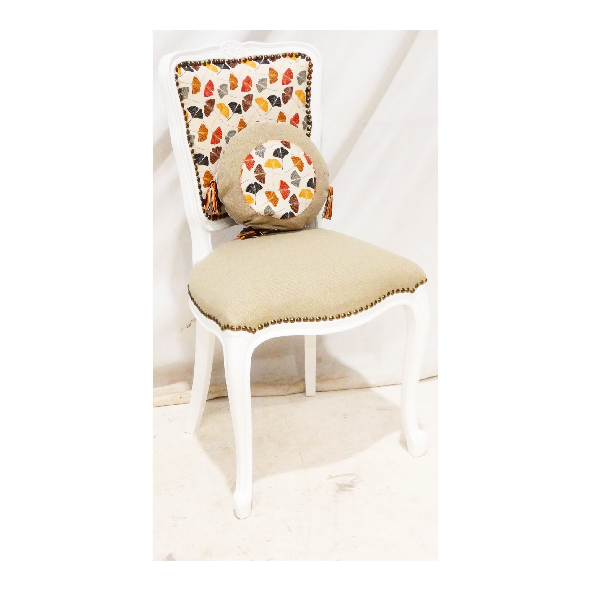 Chaise de Chambre Tapissée avec Coussin Chaise de Chambre Tapissée avec Coussin