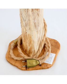 Lampe en Bois Flotte