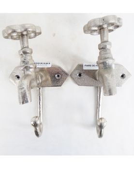 Paire de Patères Robinets