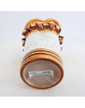 Vase en Faïence Bicolore