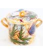 VALLAURIS Sugar Bowl 2 Handles with Lid