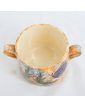 VALLAURIS Sugar Bowl 2 Handles with Lid