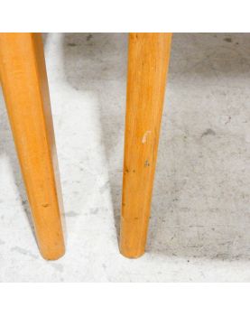 Paire de Fauteuils en Skaï Marron 1960