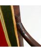 Empire Armchair in Red and Green Mahogany