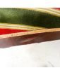 Empire Armchair in Red and Green Mahogany