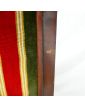 Empire Armchair in Red and Green Mahogany