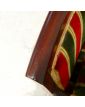 Empire Armchair in Red and Green Mahogany