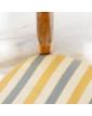 Pair of Napoleon III Chairs in Striped Fabric