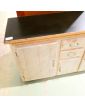 White Sideboard Base 3 Doors 2 Drawers with Shelf