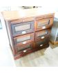 Commode 6 Tiroirs 2 Tablettes