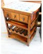 Console en Bois 3 Tiroirs