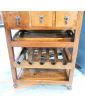 Console en Bois 3 Tiroirs
