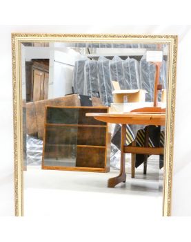 Miroir Cadre Doré Biseauté