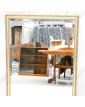 Miroir Cadre Doré Biseauté