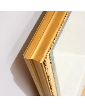 Miroir Cadre Doré Biseauté