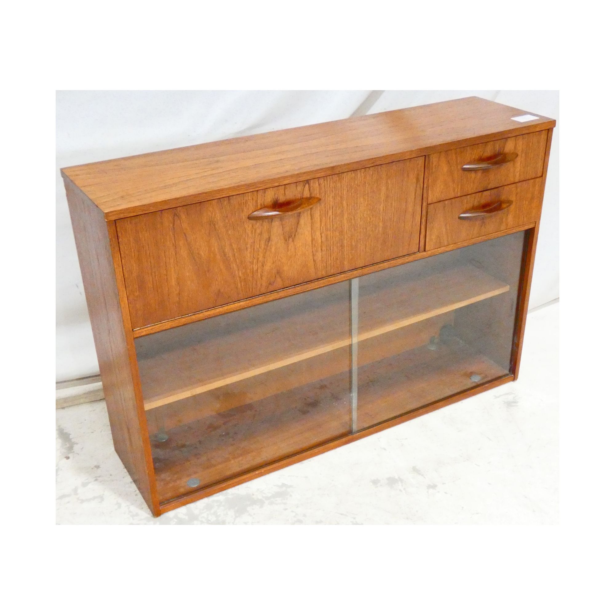 AVALON Small Cabinet with 1 Drop-Leaf Door and 2 Sliding Doors AVALON Small Cabinet with 1 Drop-Leaf Door and 2 Sliding Doors