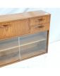 AVALON Petit Meuble 1 Abattant et 2 Portes Coulissantes