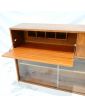 AVALON Petit Meuble 1 Abattant et 2 Portes Coulissantes