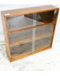 Small Bookcase with 4 Sliding Glass Doors