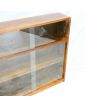 Small Bookcase with 4 Sliding Glass Doors