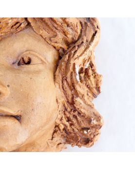 Moulage Tête de Femme Signature à Identifier
