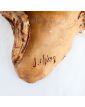 Moulage Tête de Femme Signature à Identifier