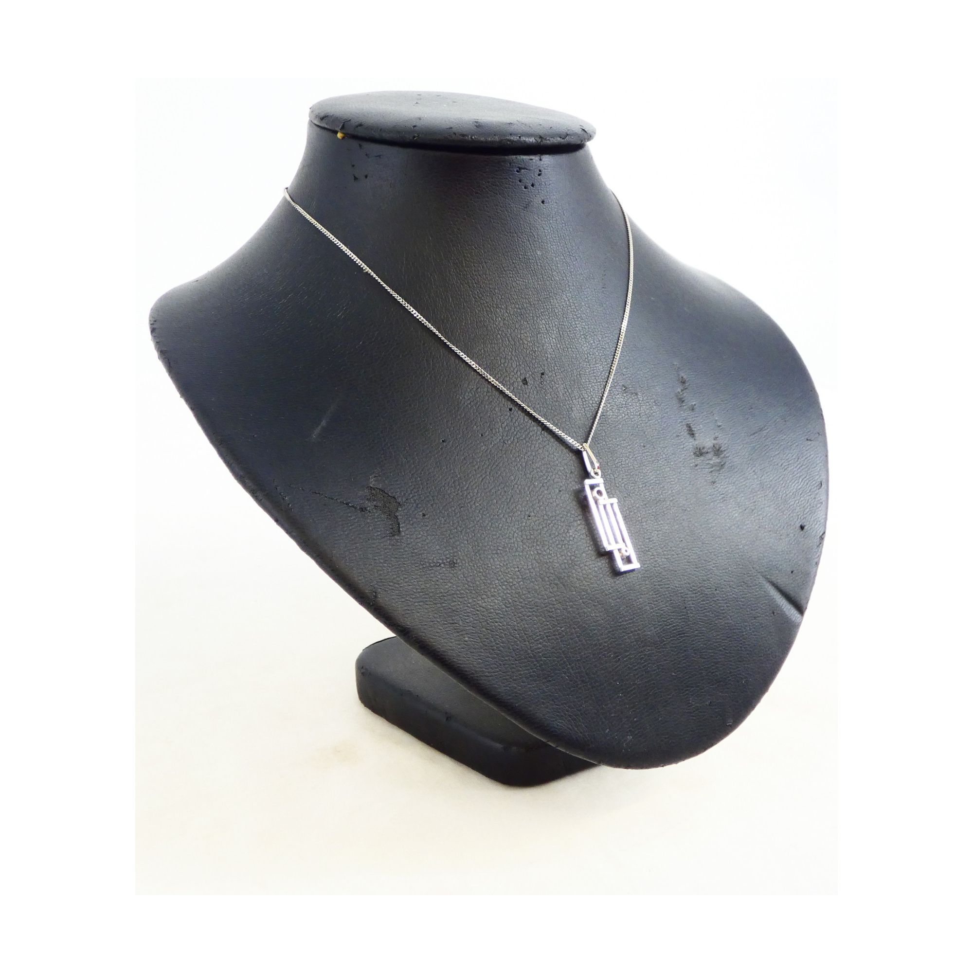 Collier en Or Blanc 18k 4 Grammes Collier en Or Blanc 18k 4 Grammes