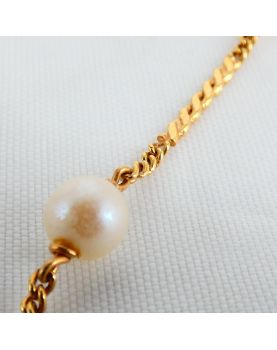 Collier en Or 18k et Perles 750/1000 7 Grammes Brut