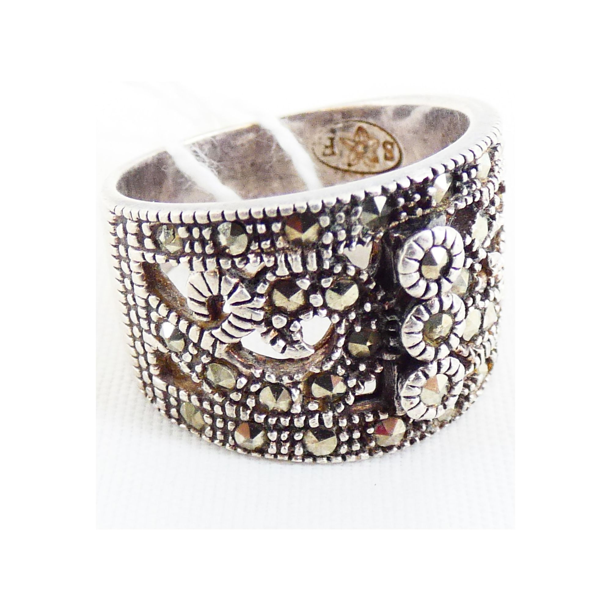 Bague en Argent Marcassite Bague en Argent Marcassite