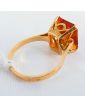 Bague en Or 18k 3.70 Grammes avec Citrine