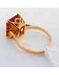 Bague en Or 18k 3.70 Grammes avec Citrine
