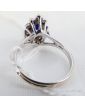 Bague en Or Blanc 18k Petits Diamants Testés 3.56 Grammes Brut