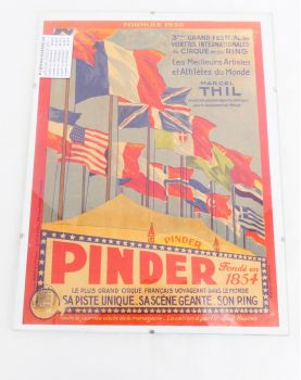 Affiche Cirque PINDER
