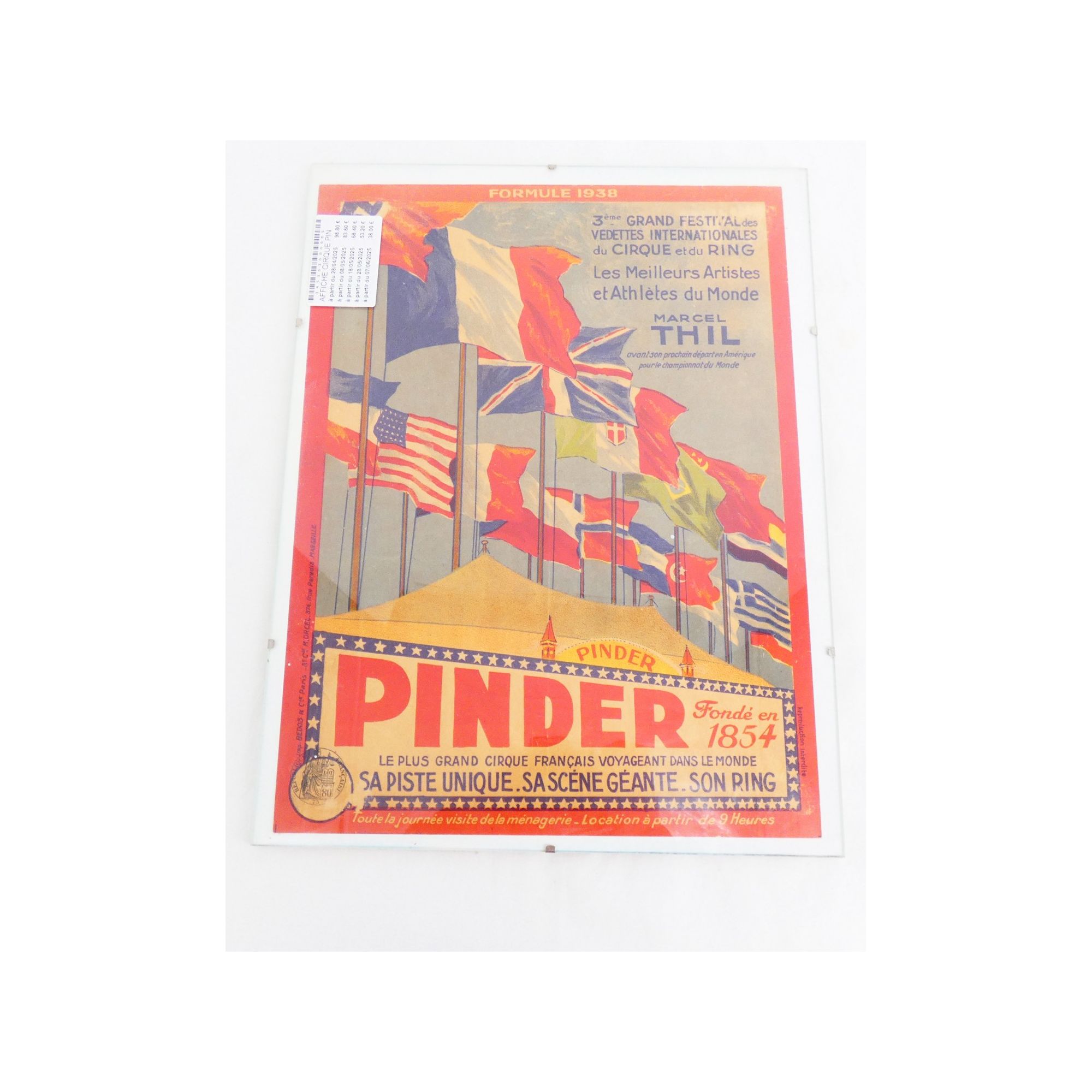 Affiche Cirque PINDER Affiche Cirque PINDER