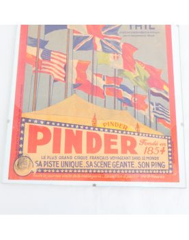 Affiche Cirque PINDER