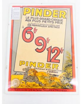 Affiche Cirque PINDER