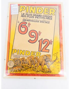 Affiche Cirque PINDER