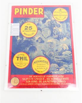 Affiche Cirque PINDER