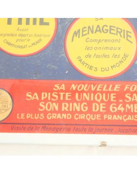 Affiche Cirque PINDER