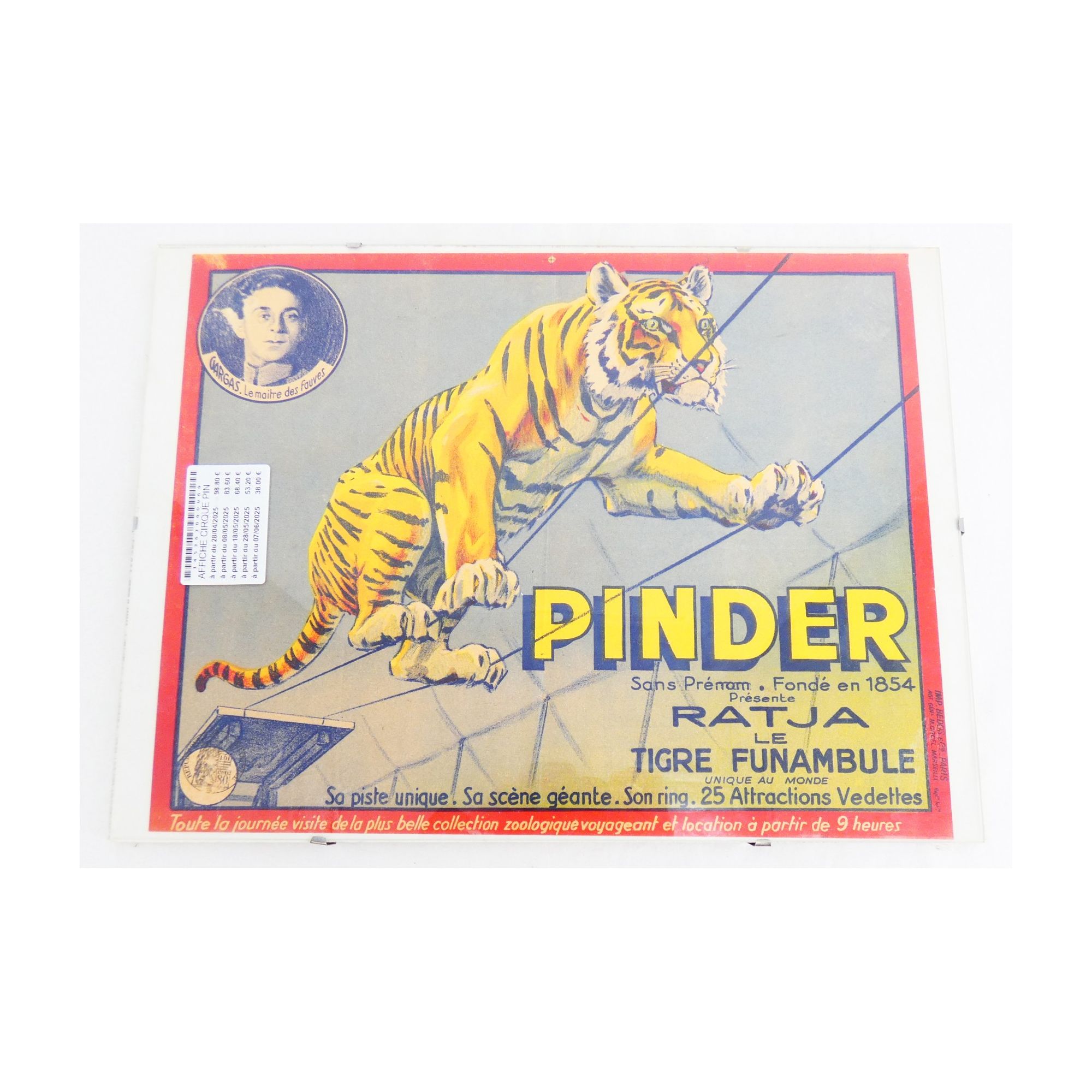 Affiche Cirque PINDER Affiche Cirque PINDER