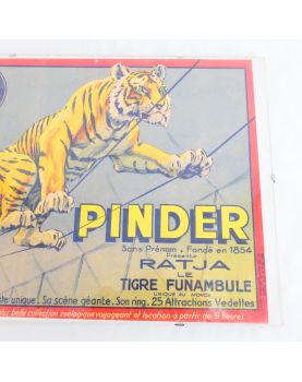 Affiche Cirque PINDER