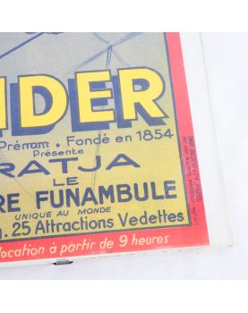 Affiche Cirque PINDER