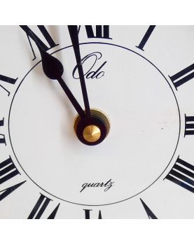 Varnished Wooden Clock Battery Operated Movement