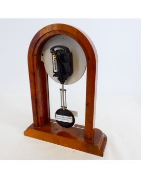 Varnished Wooden Clock Battery Operated Movement